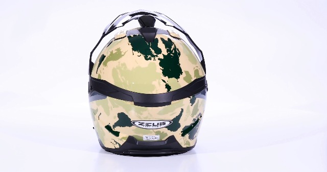 ZEUS ZS-913 B6F Motosiklet Kaskı Kapalı Kask Yellow Green M